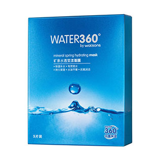 WATER360矿泉水透莹漾面膜